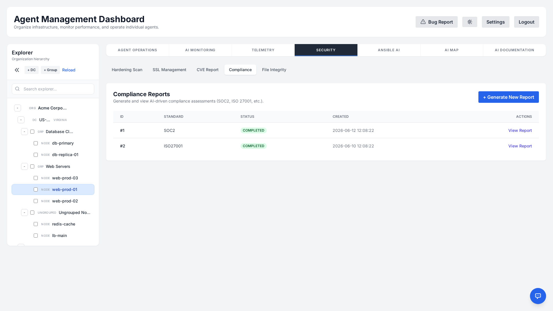 Compliance Reports