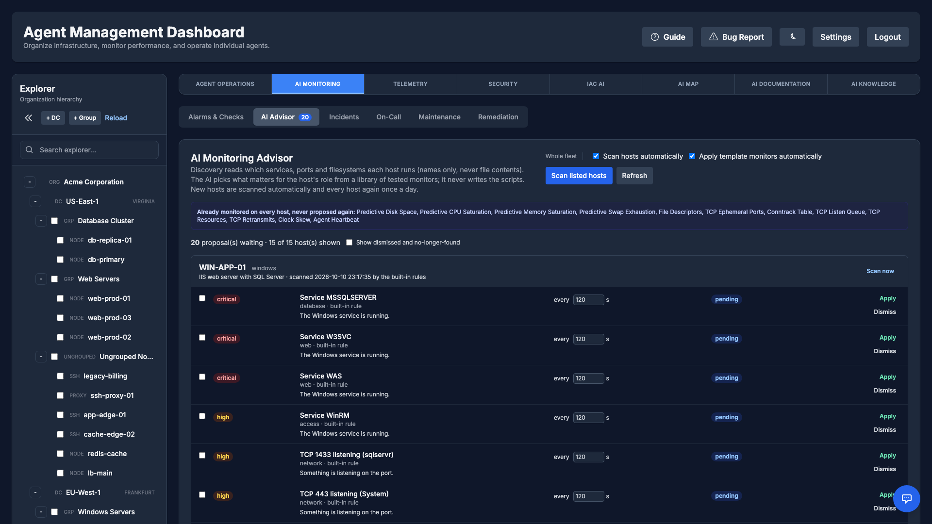 AI Monitoring Advisor